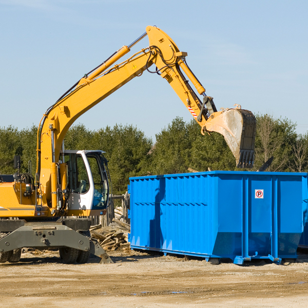 can i choose the location where the residential dumpster will be placed in Evergreen Park IL